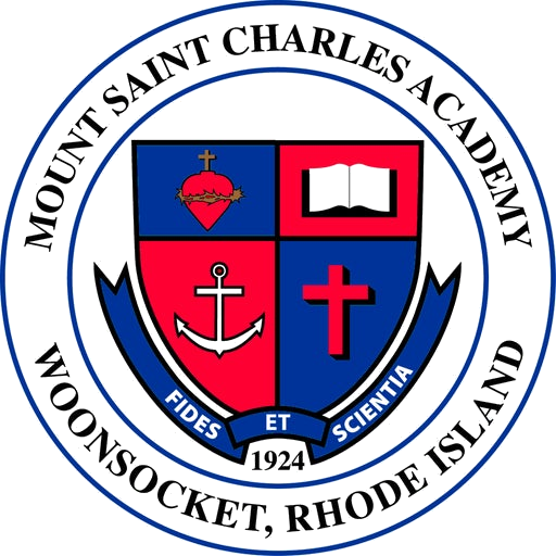 Mount St Charles Academy Mounties logo
