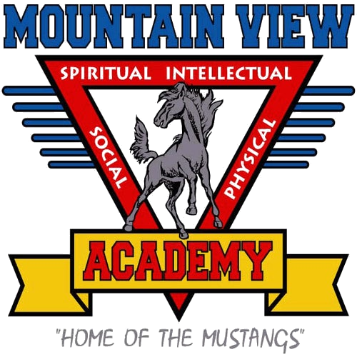 Mountain View Academy Mustangs logo