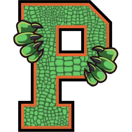 Pinecrest Prep Crocs logo